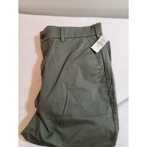 Gap NWT Straight Khaki Pants Mens 36 X 34 Green Chino